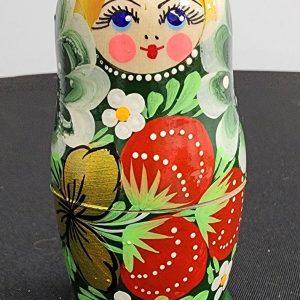 Classic Floral Nesting Doll 3pc/4"