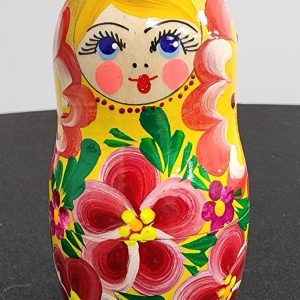 Classic Floral Nesting Doll 3pc/4"