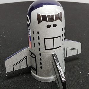 Space Shuttle Nesting Doll Set 5pc/5"