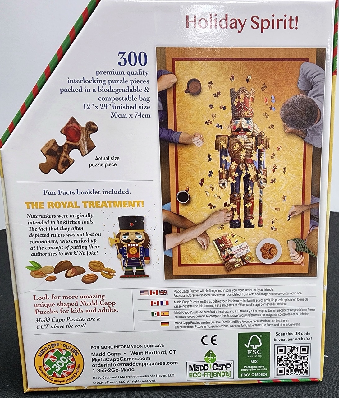 I Am A Nutcracker Puzzle 12"x29" - Image 2