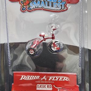 World's Smallest Radio Flyer Classic Red Dual Deck Tricycle