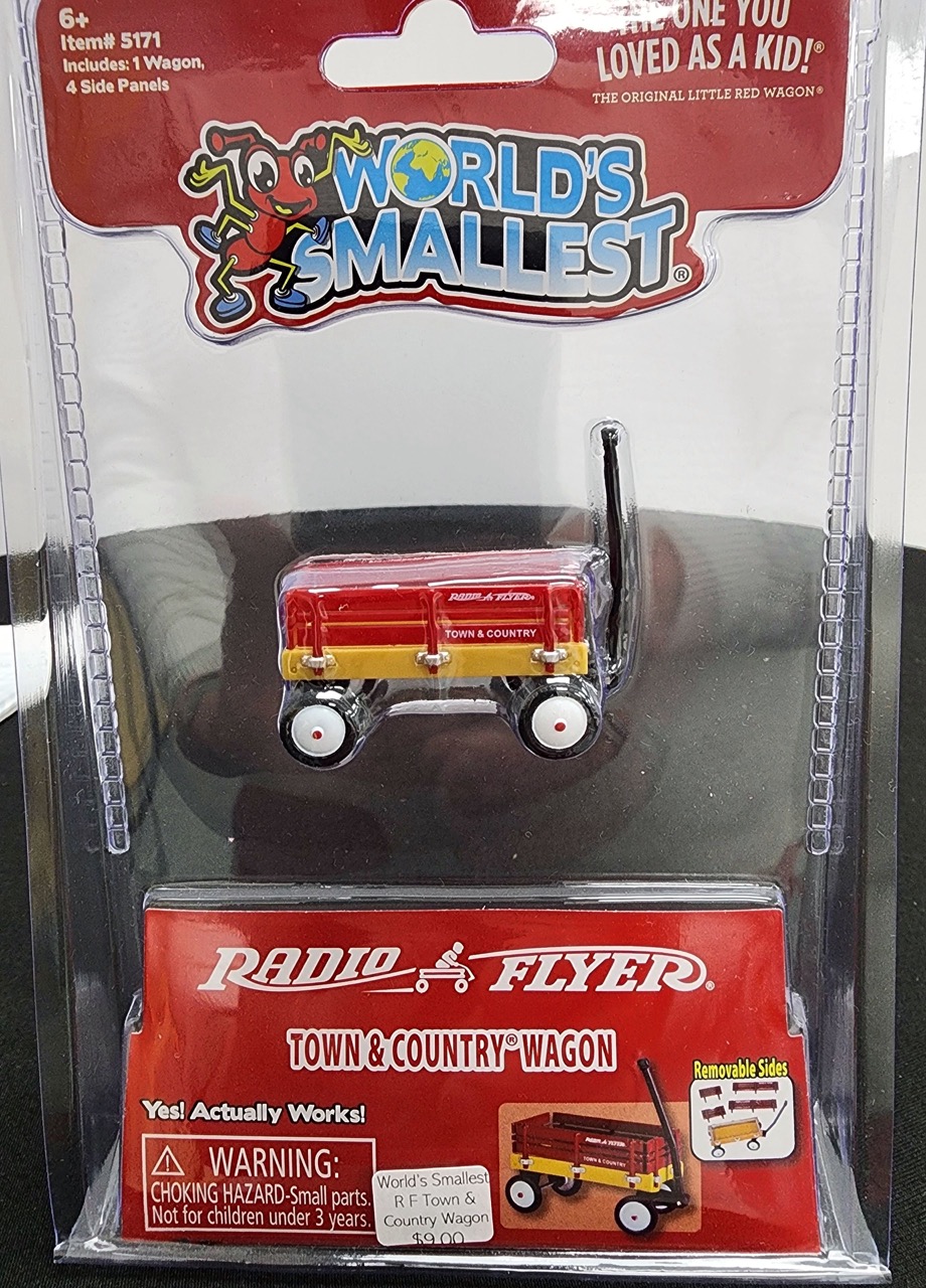 World's Smallest Radio Flyer Town and Country Wagon.