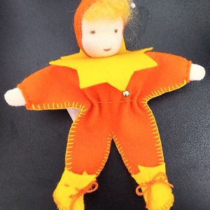 Dancing Pixies Finger Puppets - Orange and Yellow